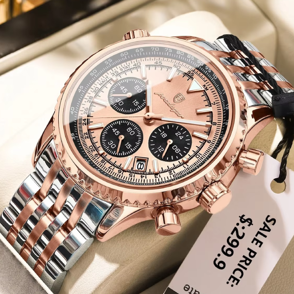 POEDAGAR 960 Luxury Chronograph Man Watch