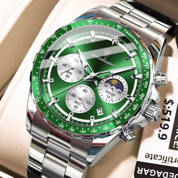 POEDAGAR 879 Luxury Chronograph Men’s Watch
