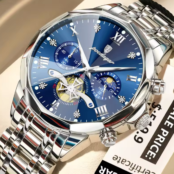 ​POEDAGAR 938 Quartz Chronograph Men’s Watch