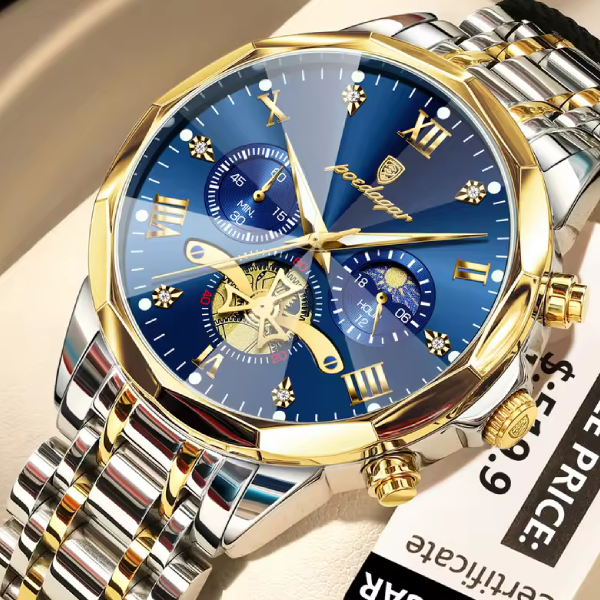 ​POEDAGAR 938 Quartz Chronograph Men’s Watch