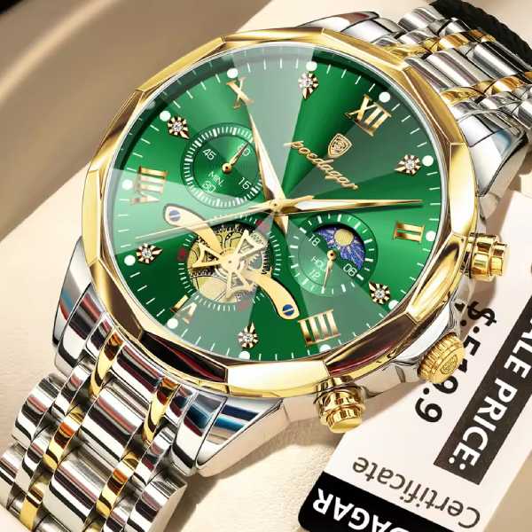 ​POEDAGAR 938 Quartz Chronograph Men’s Watch
