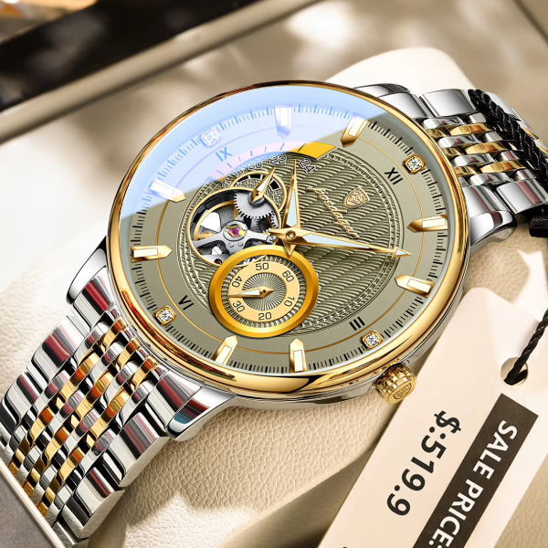 POEDAGAR 1416 Luxury Mechanical Men's Watch